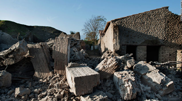 Concern about the current state of Pompeii were sparked when the 2000-year-old  House of the Gladiators or 'Schola Amatorum' collapsed on Nov. 6, 2010.