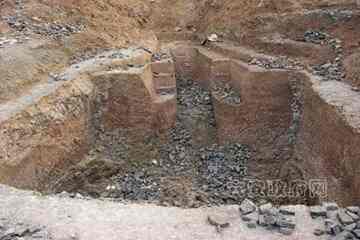The ancient tomb from the Northern Song Dynasty discovered in the city of Lu’an, Anhui Province.