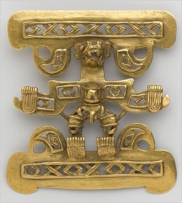 A pendant from Costa Rica, in the Minor C. Keith Collection at the Brooklyn Museum. 