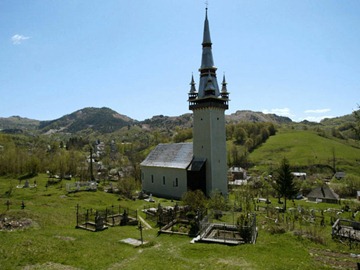 A Greco-Catholic church in the western Romanian town of Rosia Montana.