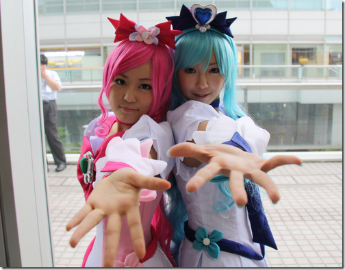 heartcatch_precure!_-_cure_blossom_and_cure_marine
