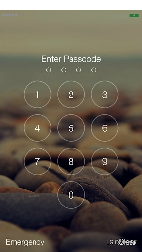 Lock Screen Iphone - IOS 8