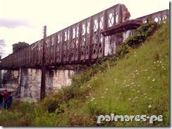 Ponte da linha férrea construída pelos ingleses