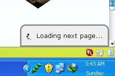 Loading next page