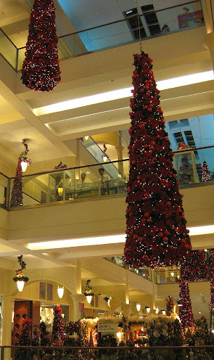 Christmas decorations at the Power Plant Mall