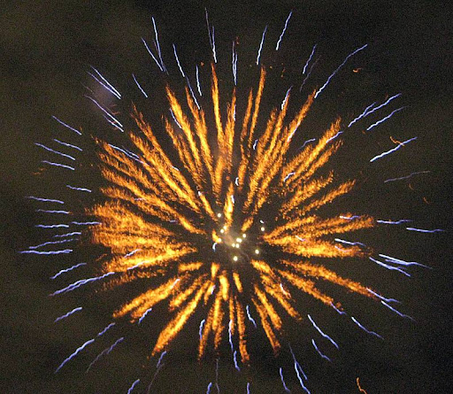 fireworks during the Ateneo de Manila University 2008 Grand Alumni Homecoming