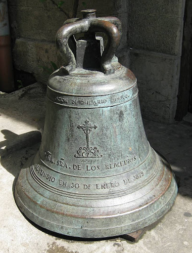 1879 bell dedicated to Our Lady of the Remedies at the Malate Church