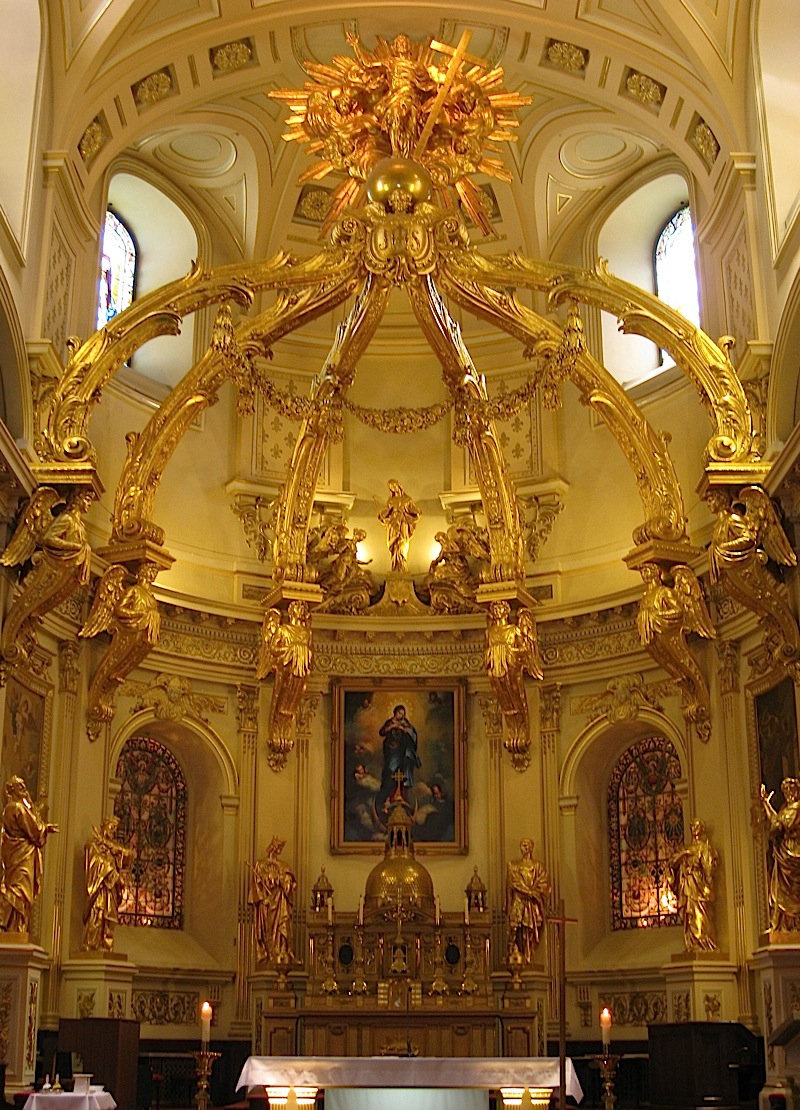 golden baldaquin of the Notre-Dame de Québec, Quebec City