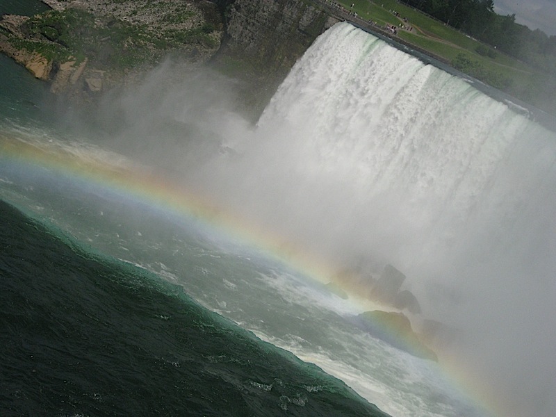 rainbow at the Canadian Horseshoe Falls, Niagara Falls