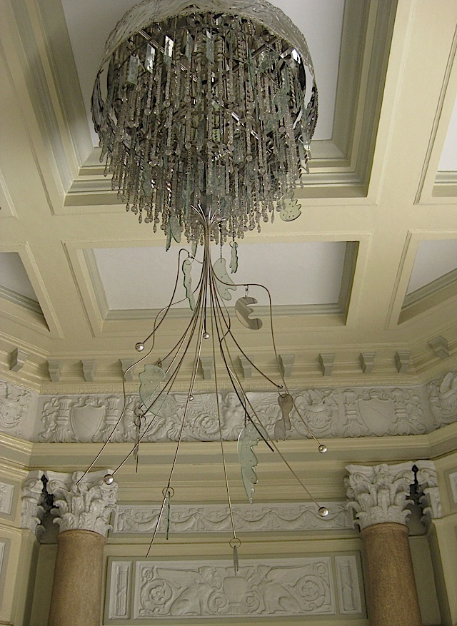 chandelier at the National Art Gallery