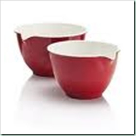 M&s red bowls