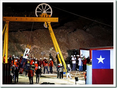 chile miners paves