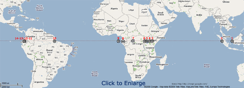 View Ecuador On World Map With Equator Pics
