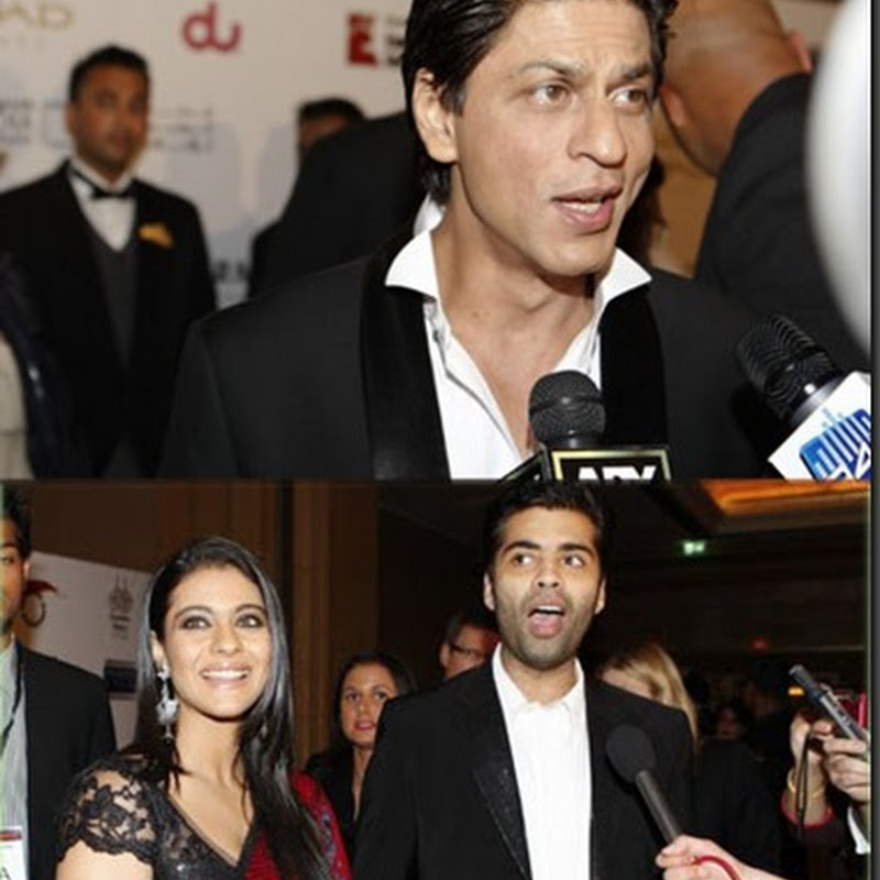 SRK,Kajol and Karan rock Abu Dhabi