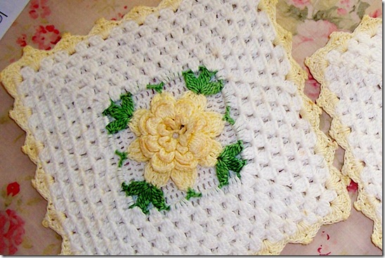 close up potholder