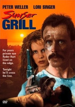 Sunset grill poster