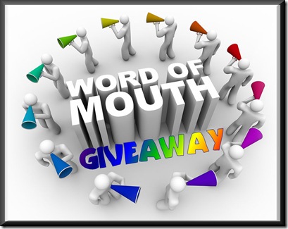 word of mouth giveaway