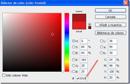 Diferentes nomenclaturas de un color Diferentes nomenclaturas de un color