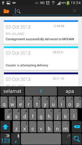 Pos Laju Tracker