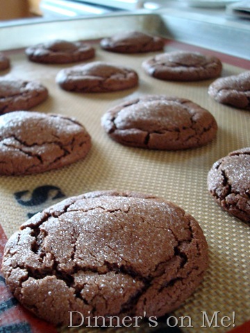 blog baked cookies on sheet