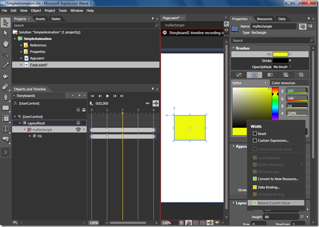 Windows developer future: Expression Blend 3: Effects, Projections 3D ...