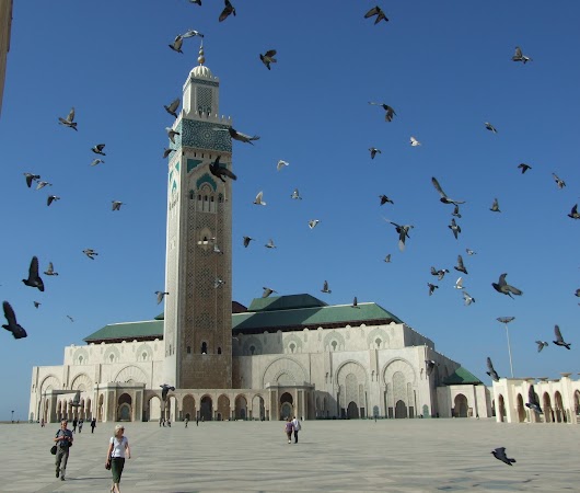 Obiective turistice Maroc: Casablanca - moscheea.JPG