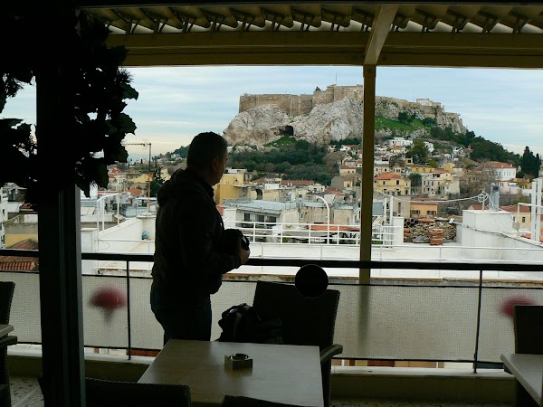 Imagini Grecia: din restaurantul hotel Adonis Atena