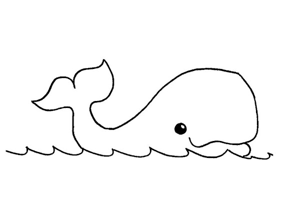 Ballena De Mar Para Colorear