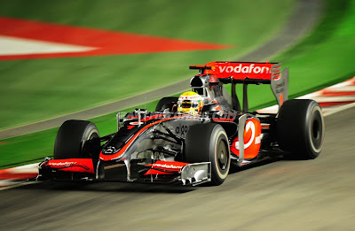 2009 Singapore GP McLaren Mercedes