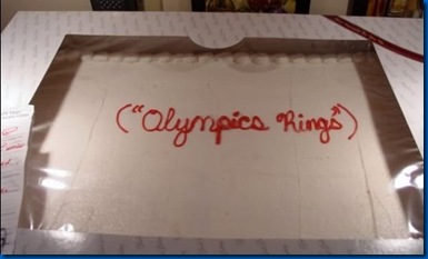 pastel olímpico