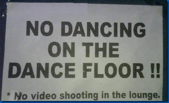 no dance