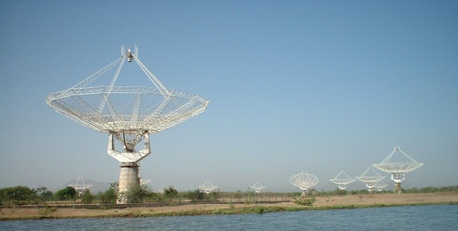 India's Giant Metrewave Radio Telescope [GMRT], Narayangaon, Pune district