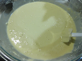 photo of the cake batter in a bowl