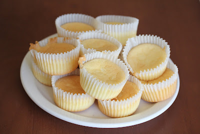 photo of Mini sponge cakes stacked on a plate