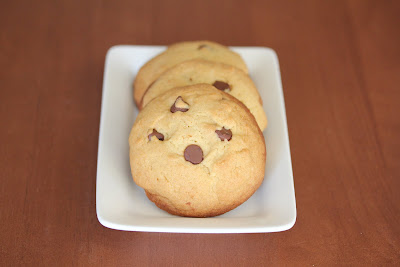 photo of three cookies on a plate