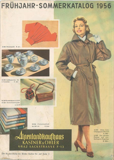 Kastner & Öhler Mail order catalogue Spring/ summer 1956 