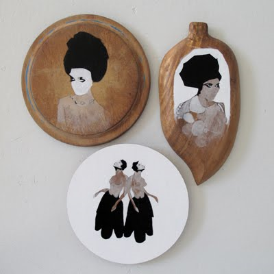PAINTING ON FOUND OBJECTS