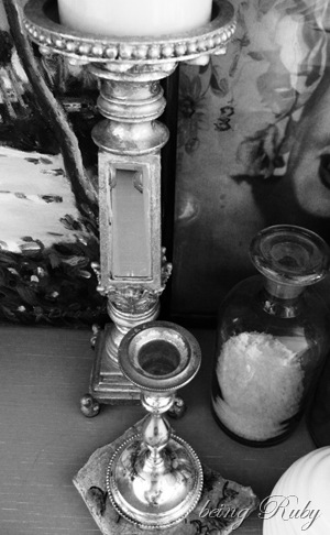 Being Ruby - Candlestick BW
