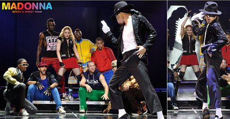 Madonna Pays Tribute to Michael Jackson on Sticky & Sweet show at London's O2 Arena Picture
