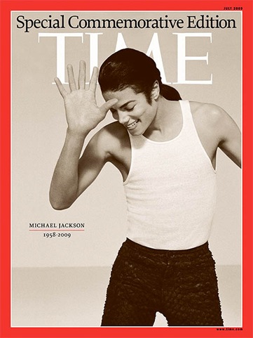 Michael Jackson Time Magazine Special Commemorative Editon cover photo