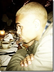 Chris Brown Blond Hair Photo picture