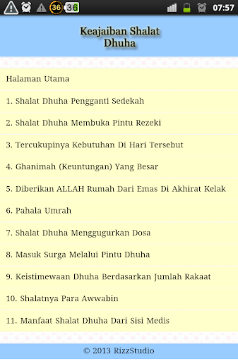 【免費書籍App】Keajaiban Shalat Dhuha-APP點子