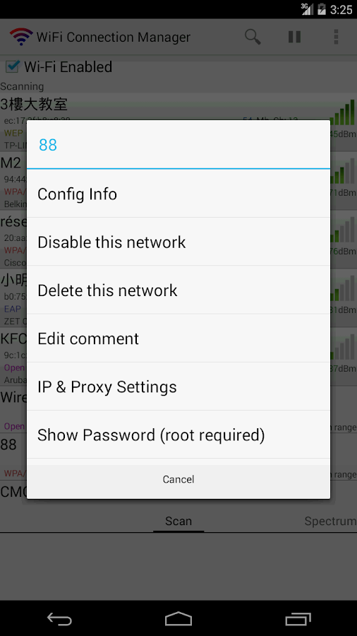   WiFi Connection Manager- screenshot 