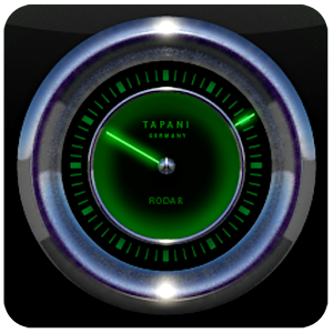 Laser Clock Widget RADAR logo
