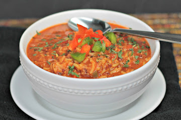 Vegan Stuffed Pepper Soup