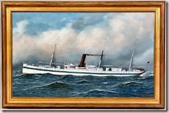 Hospital Ship Missouri painted by Jacobsen