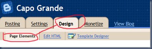 design page  element