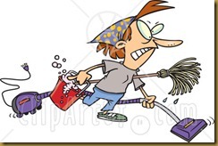 5794-Woman-Wearing-Herself-Out-While-Doing-Spring-Cleaning-Clipart-Illustration