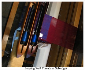 Looping Weft Threads at Selvedges