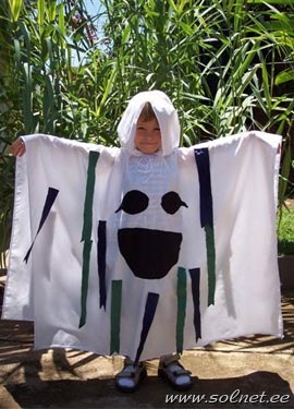 Negociar arroz Sano Todo Halloween: Divertido disfraz casero de fantasma